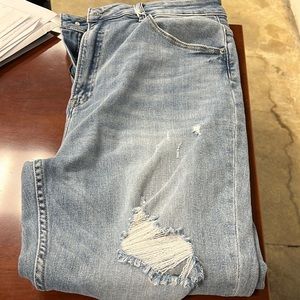 Risen Womens Denim “that’s Right Jean” 2XL, 22 distressed